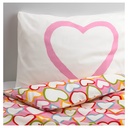 IKEA VITAMINR HJARTA QUILT COVER PILLOWCASE 150X200CM