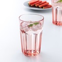 IKEA POKAL PINK GLASS 35CL 350ML