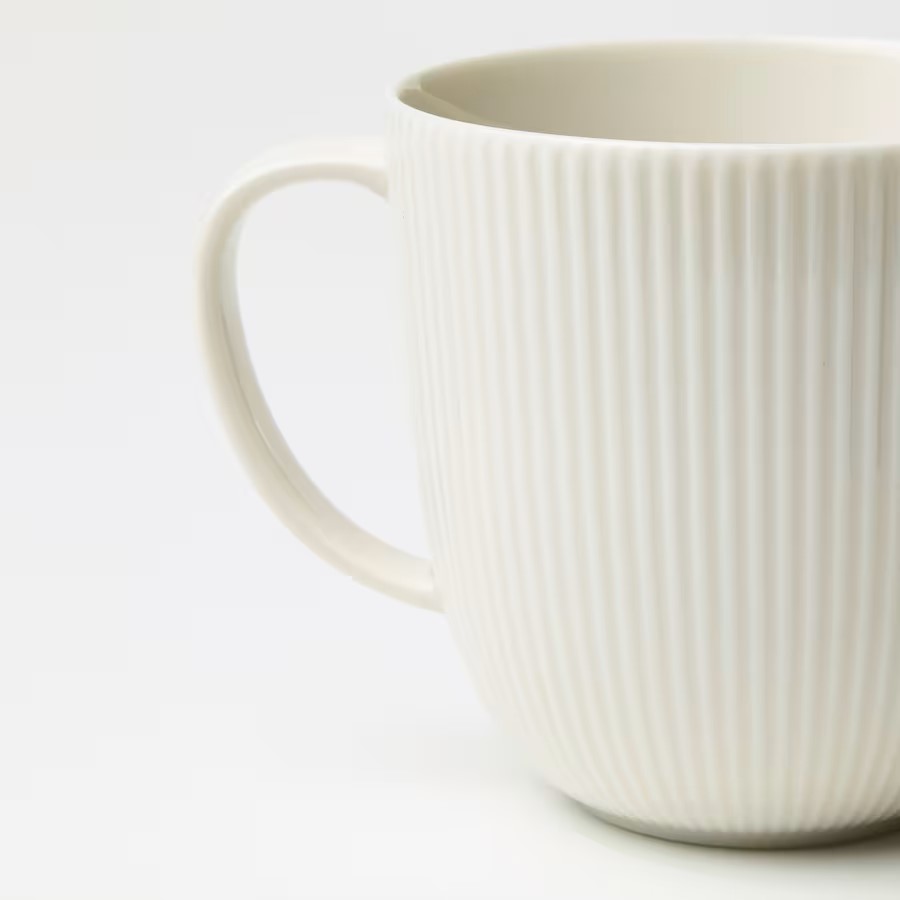 IKEA OFANTLIGT MUG, WHITE 31CL (10.5 OZ)