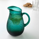 IKEA SÄLLSKAPLIG JUG, PATTERNED/GREEN 2L (68 OZ)