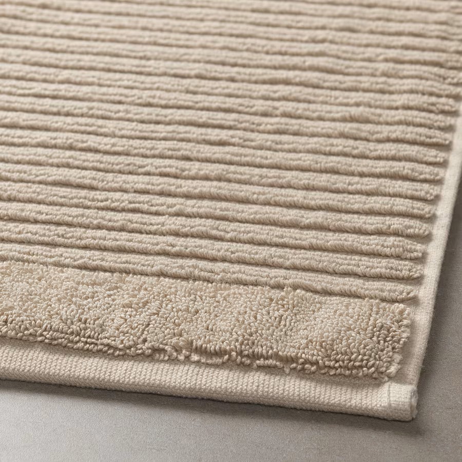 IKEA ALSTERN BATH MAT, BEIGE 40X60CM (16X24")