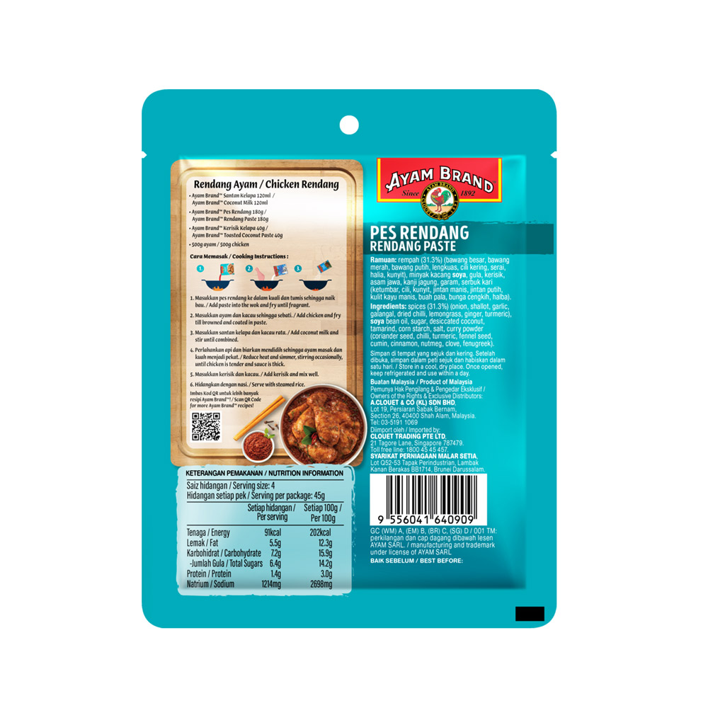 AYAM RENDANG PASTE 180G