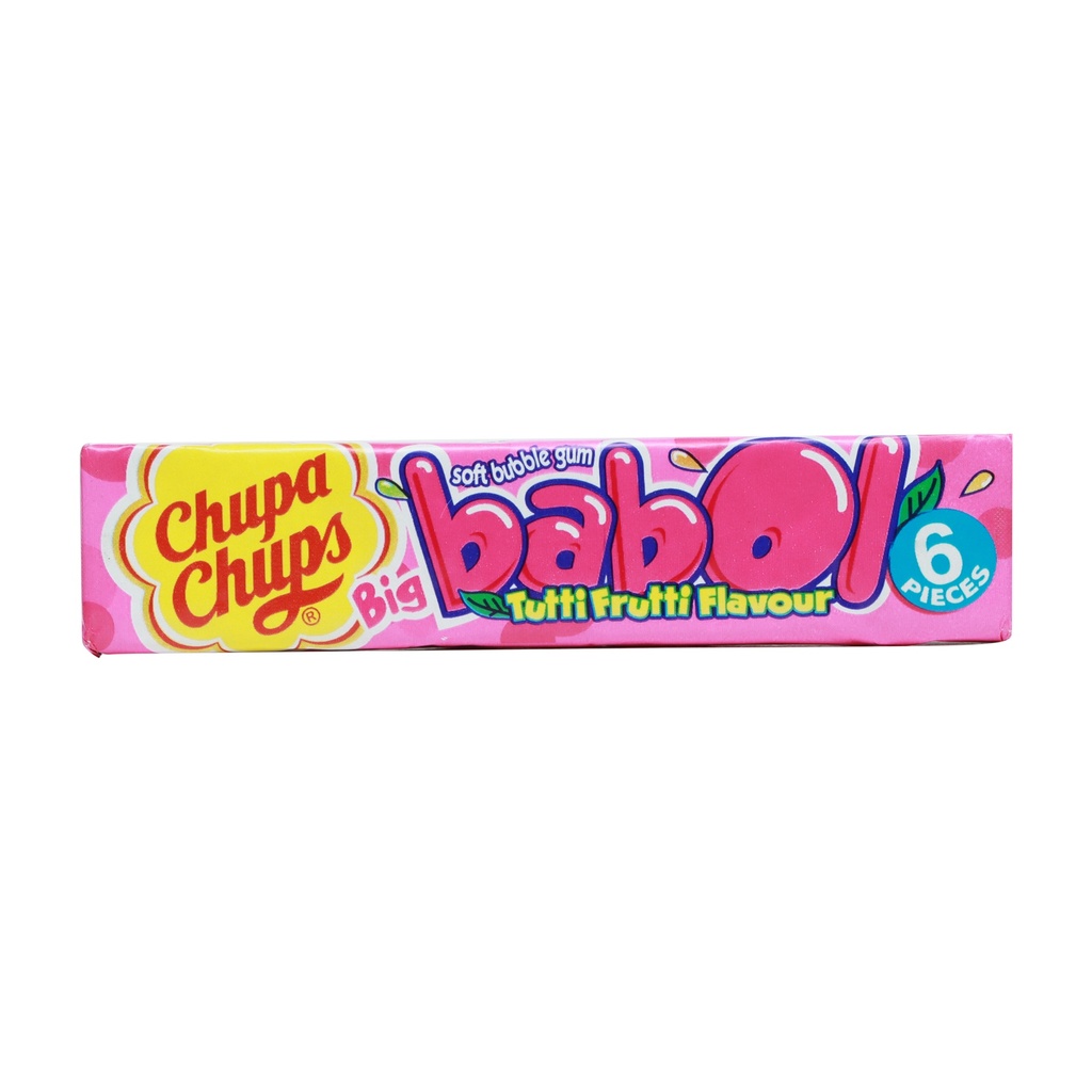 CHUPA CHUPS BIG BABOL GUM TUTTI FRUITTI 28G