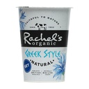 RACHEL'S ORGANIC GREEK STYLE SET NATURAL YOGHURT 450G