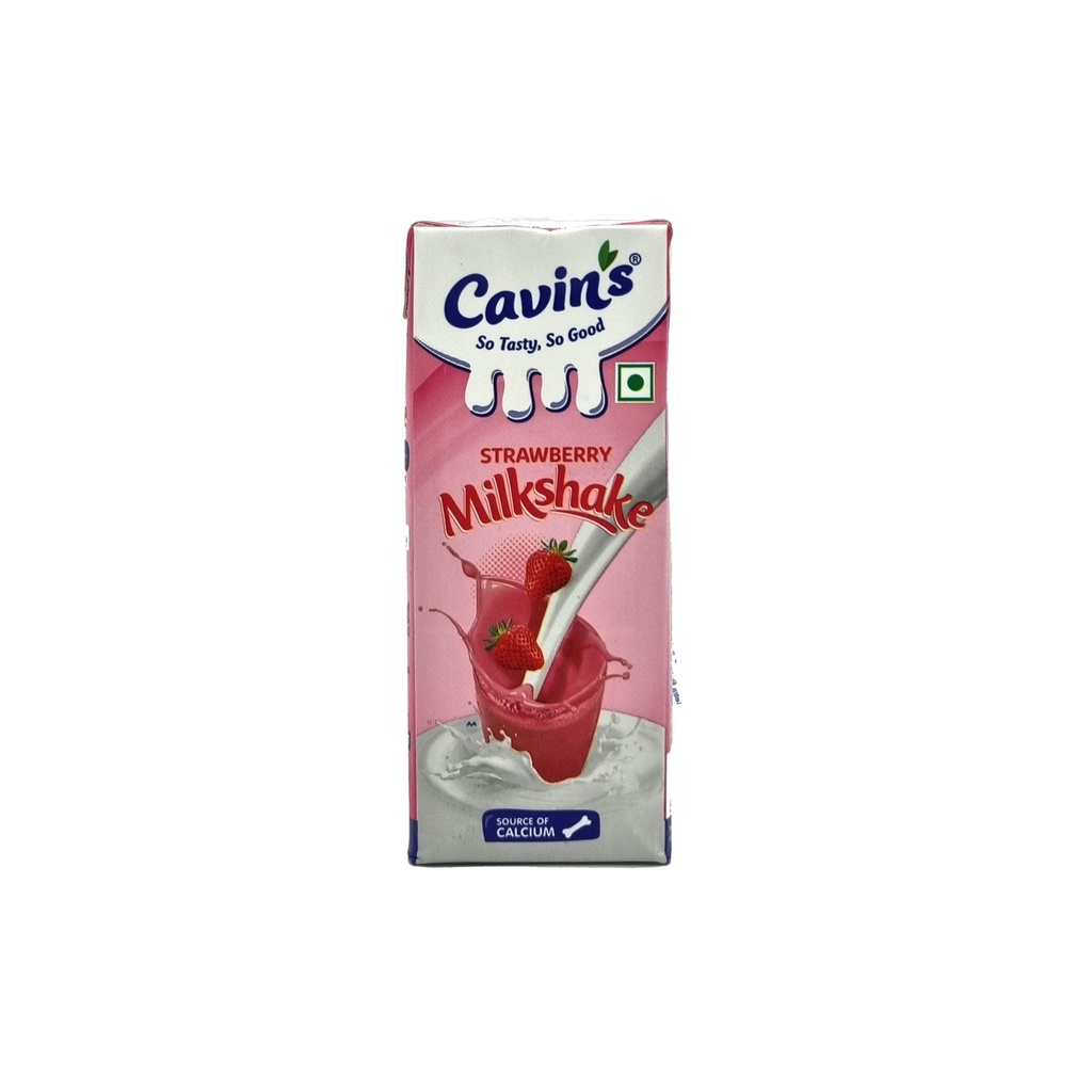 CAVINS STRAWBERRY MILKSHAKE 180ML