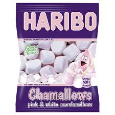 HARIBO CHAMALLOWS PINK AND WHITE 70G