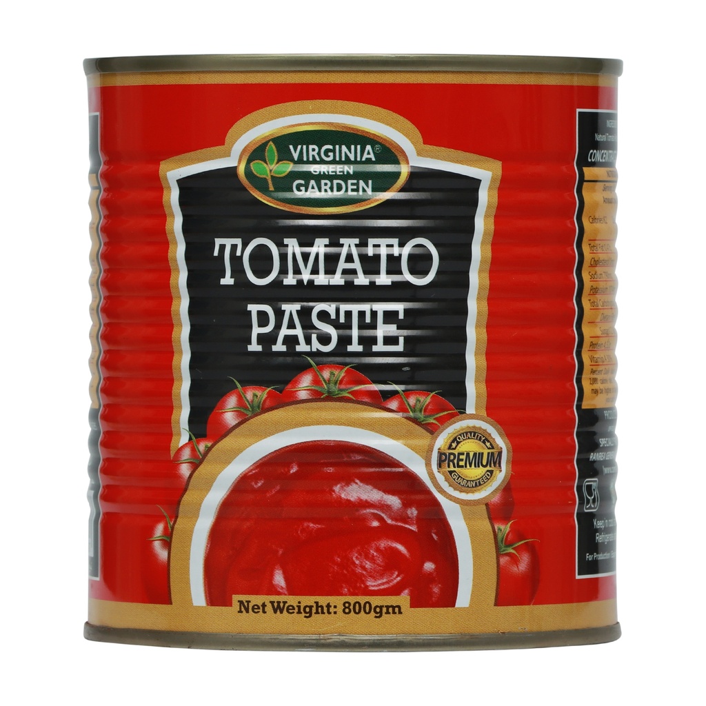 VIRGINIA GREEN GARDEN TOMATO PASTE 800G