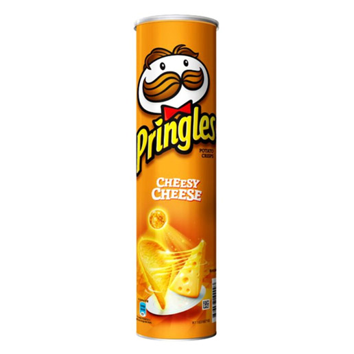 PRINGLES POTATO CHIPS CHEESY CHEESE 147G