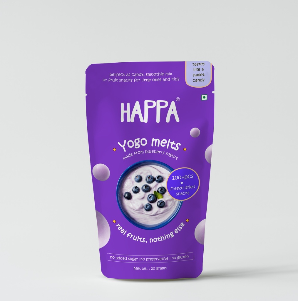 HAPPA YOGO MELTS BLUEBERRY 20G