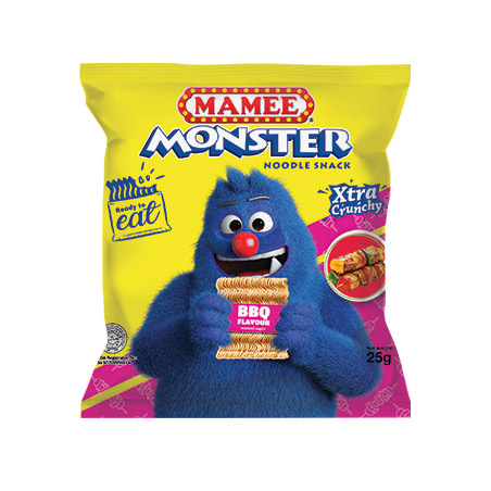 MAMEE MONSTER NOODLE SNACK BBQ 25G