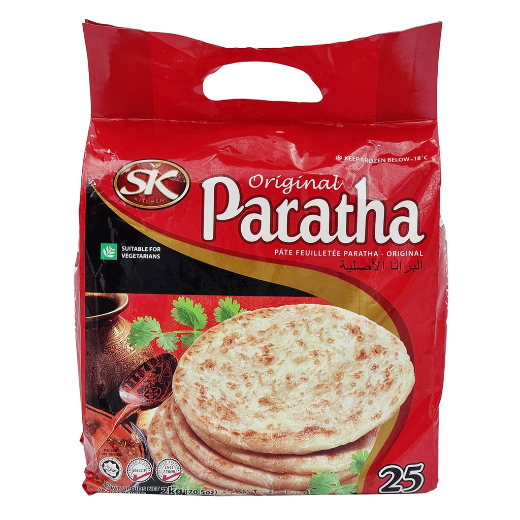 SK ORIGINAL PARATHA 25PCS/PKT 2KG