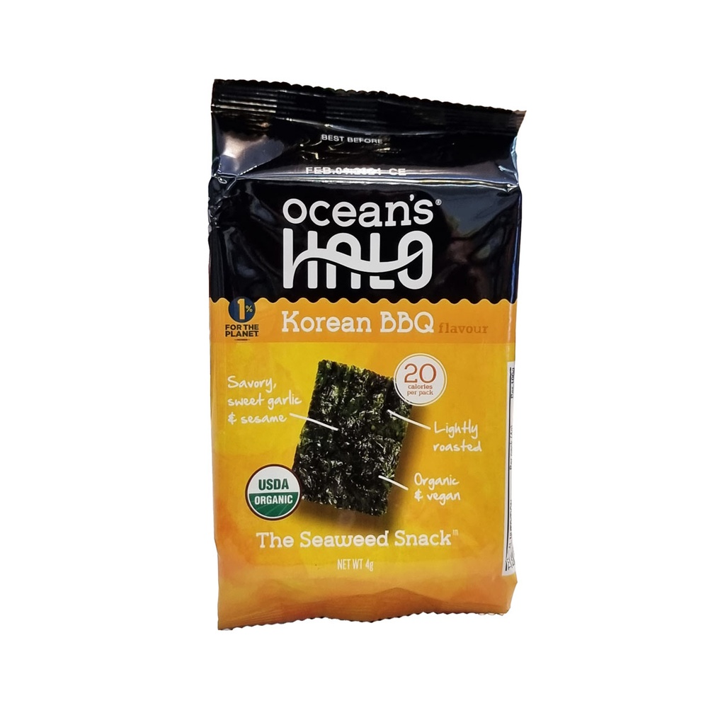 OCEAN'S HALO KOREAN BBQ SEAWEED 4G