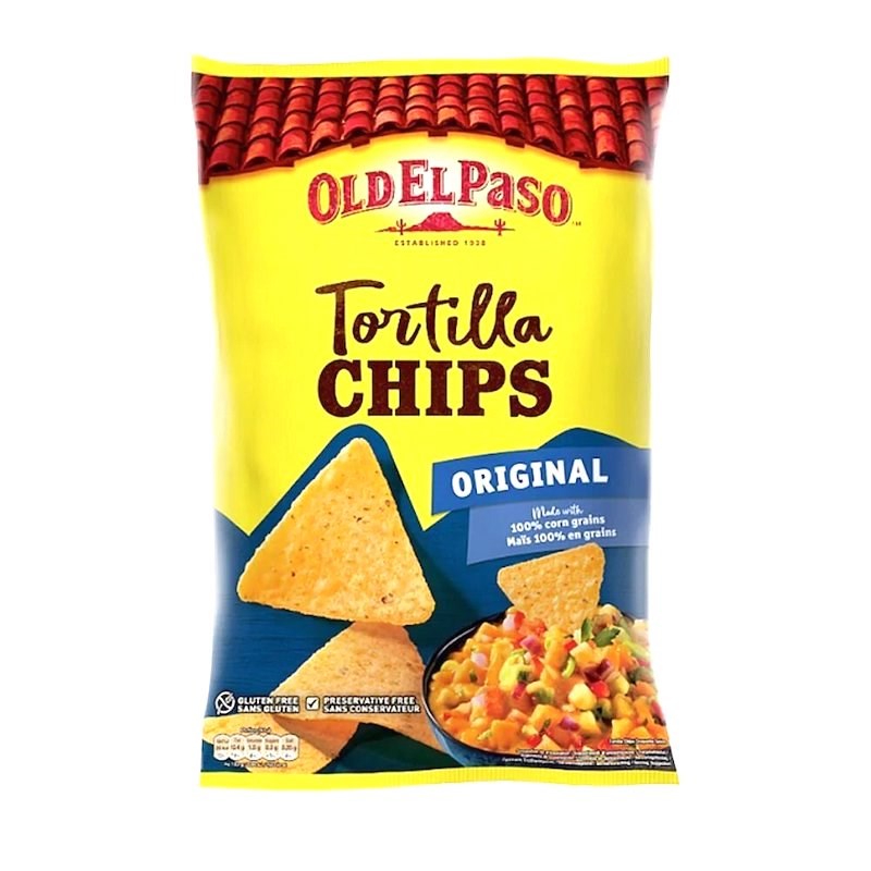 OLD EL PASO TORTILLA CHIPS ORIGINAL 185G