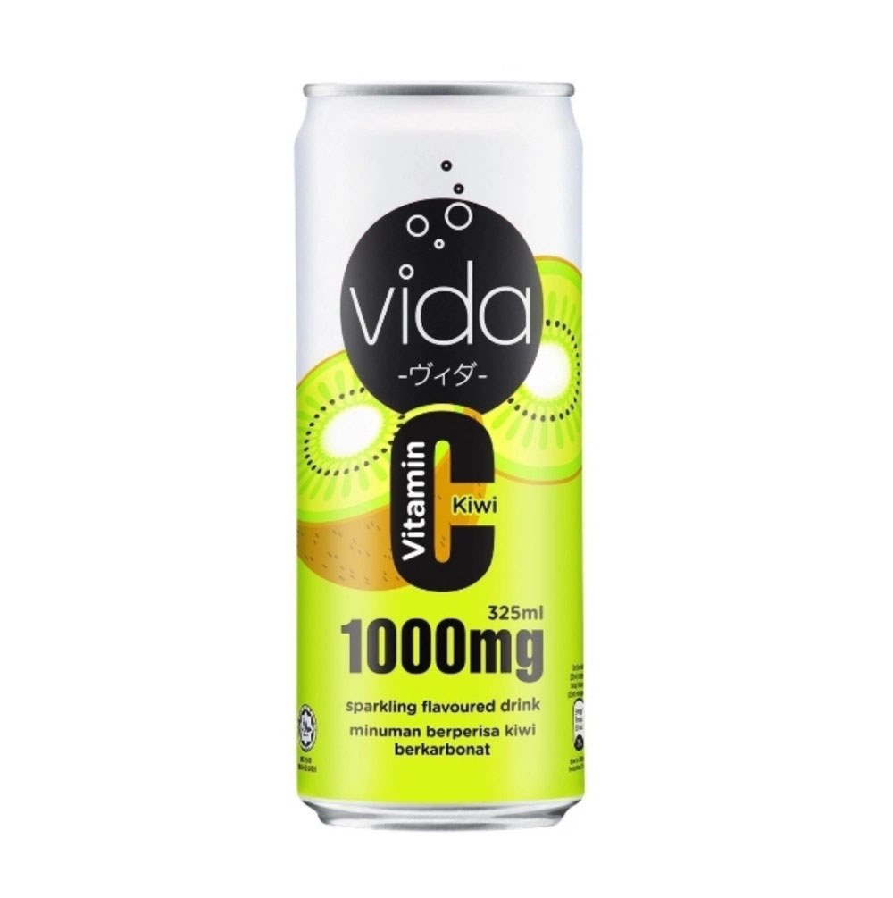 VIDA C 1000MG KIWI SPARKLING DRINK 325ML