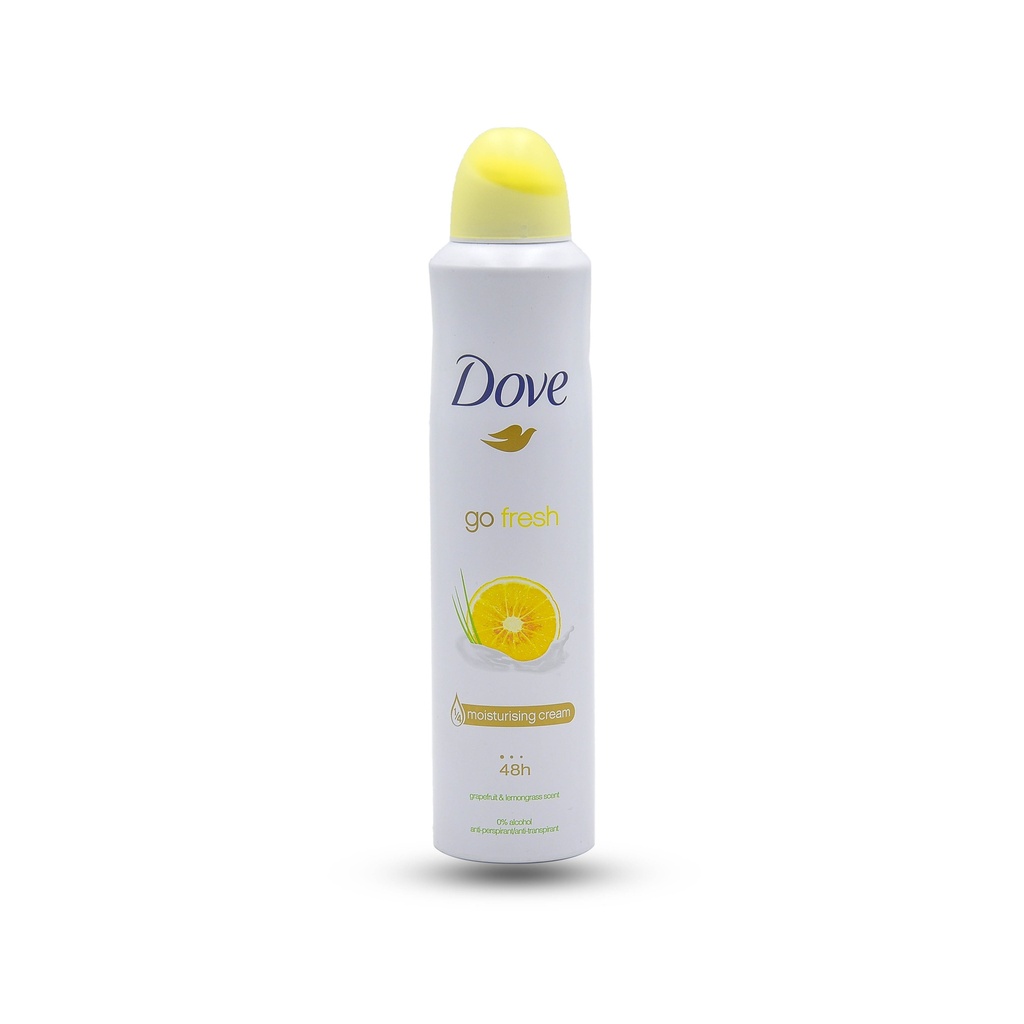 DOVE BODY SPRAY DEODARANT GO FRESH POMERGRANATE & LEMON VERBENA SCENT 250ML