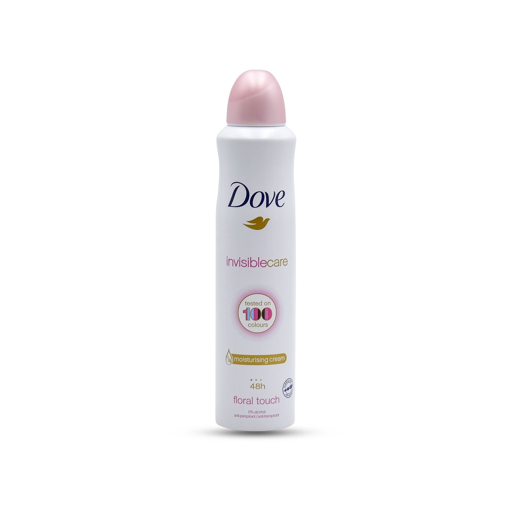 DOVE BODY SPRAY DEODARANT INVISIBLE CARE FLORAL TOUCH 250ML