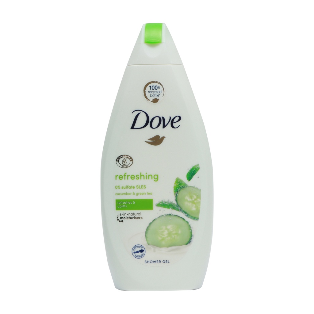 DOVE BODY WASH 500ML CUCUMBER & GREEN TEA SCENT