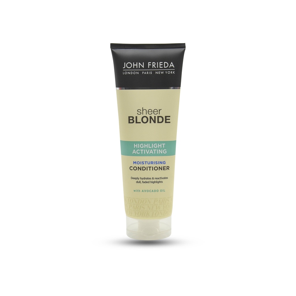 John Frieda Sheer Blonde Highlight Activating Moisturising Conditioner 250ml