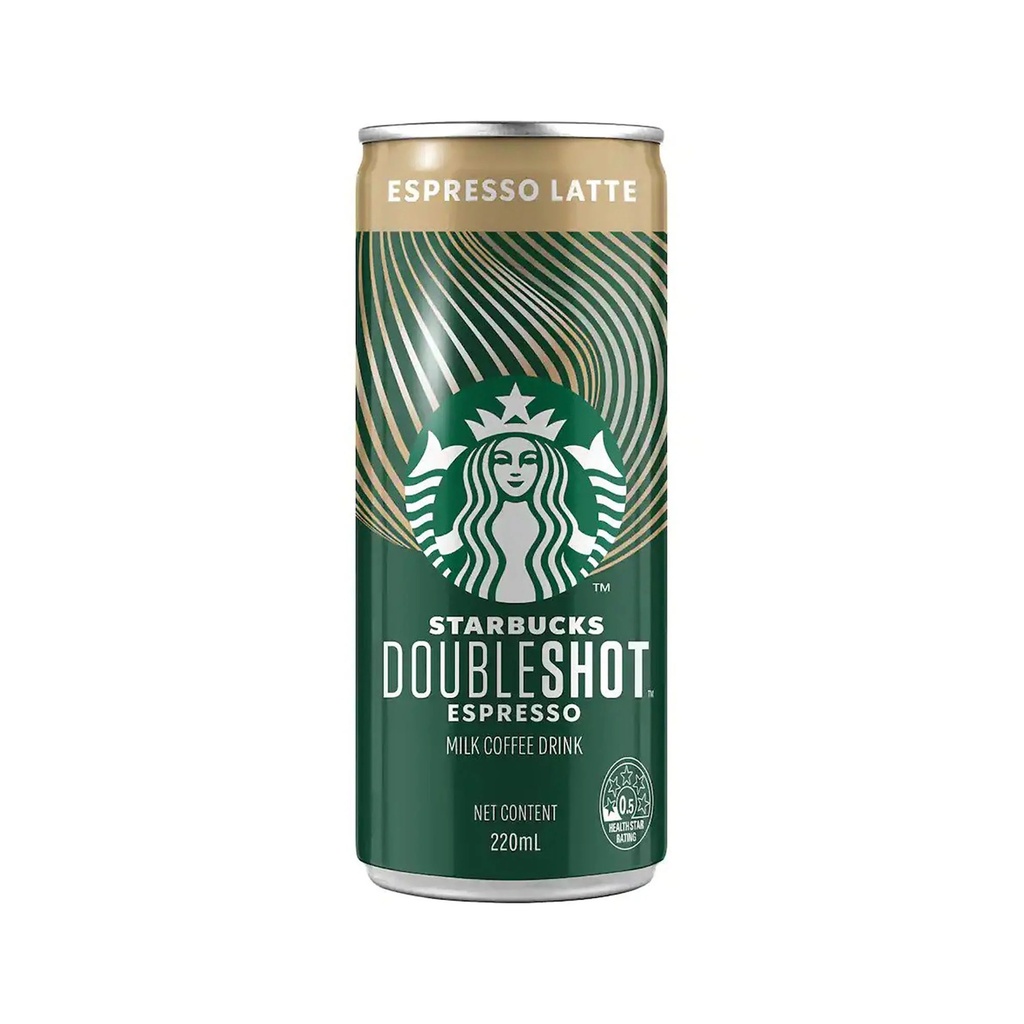 STARBUCKS DOUBLESHOT ESPRESSO LATTE 220ML