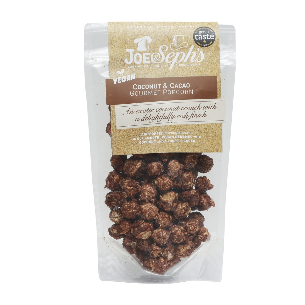 JOE & SEPH'S VEGAN COCONUT & CACAO GOURMET POPCORN 80G