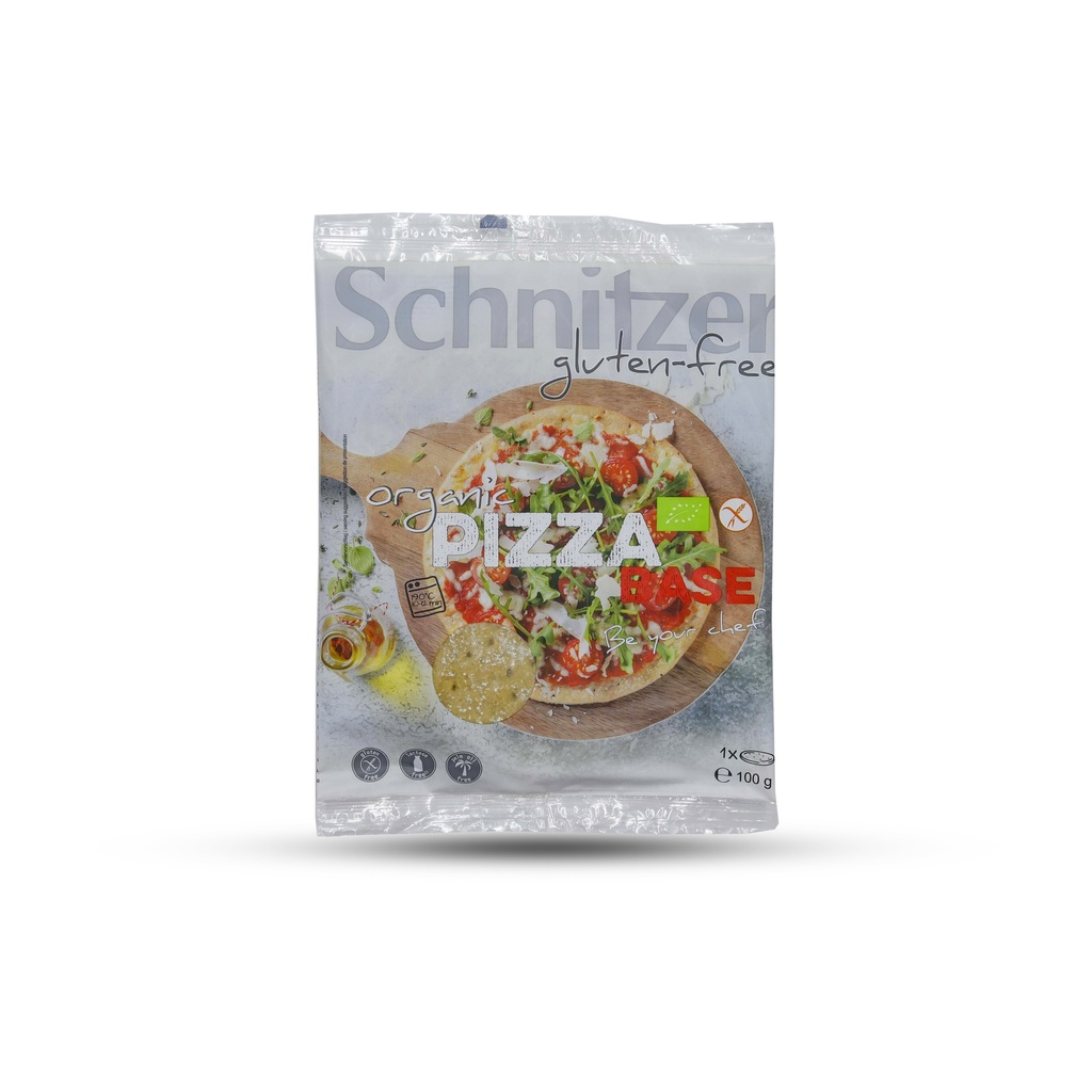 SCHNITZER GLUTEN FREE ORGANIC PIZZA BASE 100G