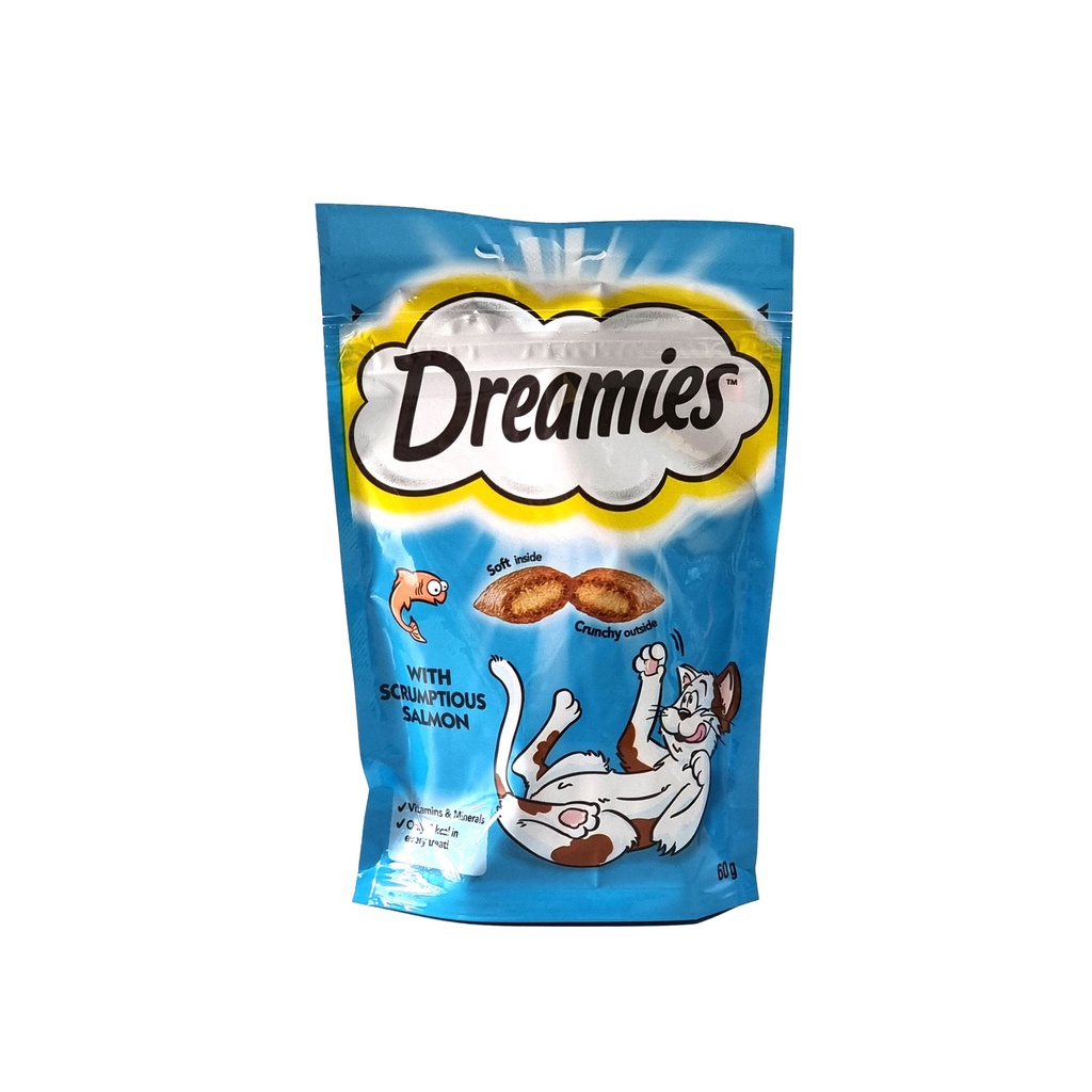 DREAMIES CAT TREAT BISCUITS WITH SALMON 60G