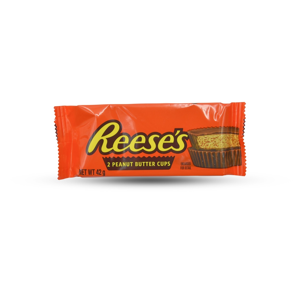 REESES 2 PEANUT BUTTER CUPS 42G