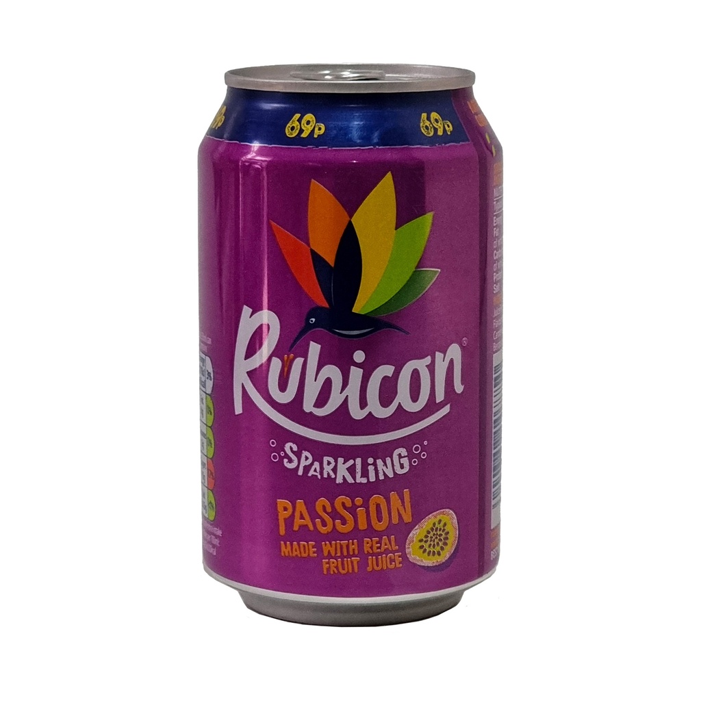 RUBICON SPARKLING PASSION FRUIT CAN 330ML