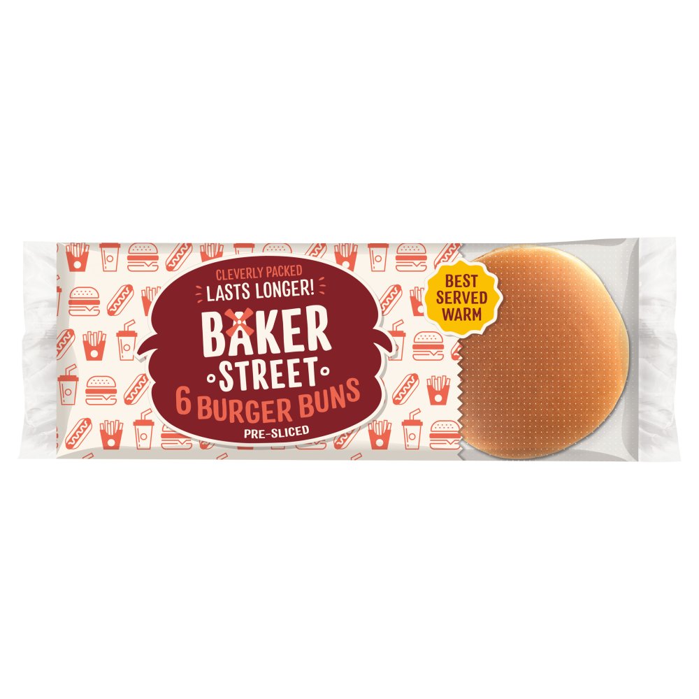 BAKER STREET 6 BURGER BUNS