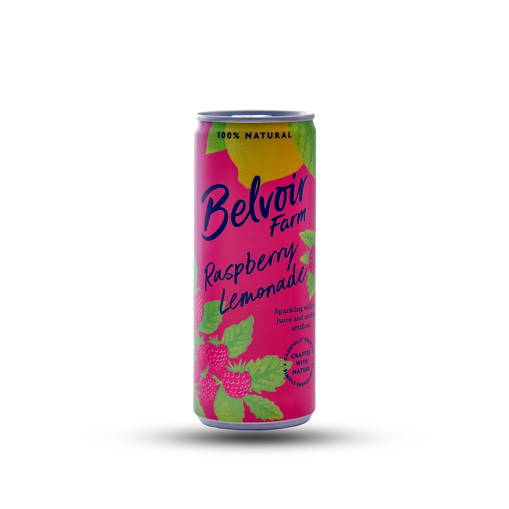 BELVOIR RASPBERRY LEMONADE CAN 250ML