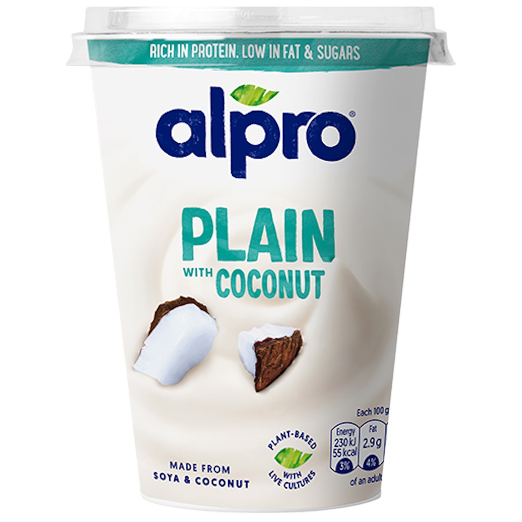 ALPRO PLAIN W/ COCONUT YOGURT ALTERNATIVE 500G