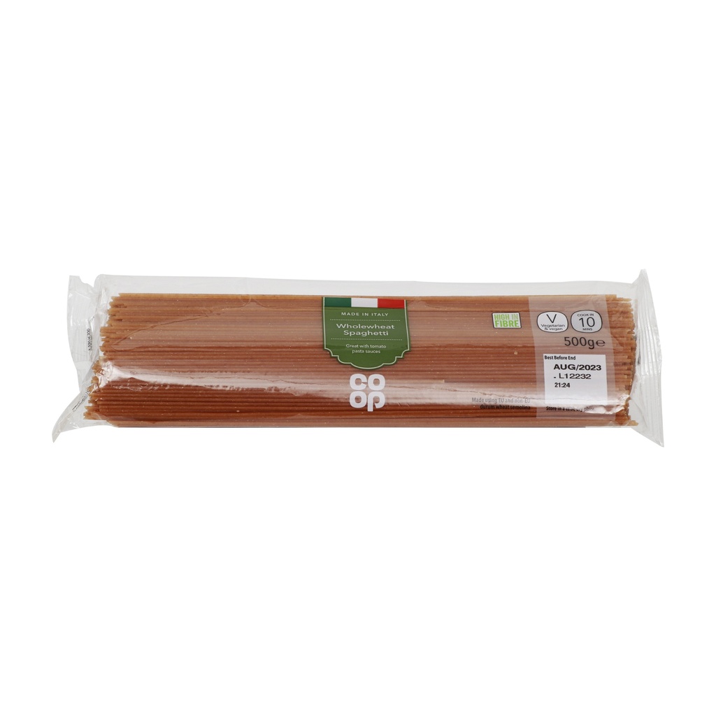 Co-Op Wholewheat Spaghetti 500g