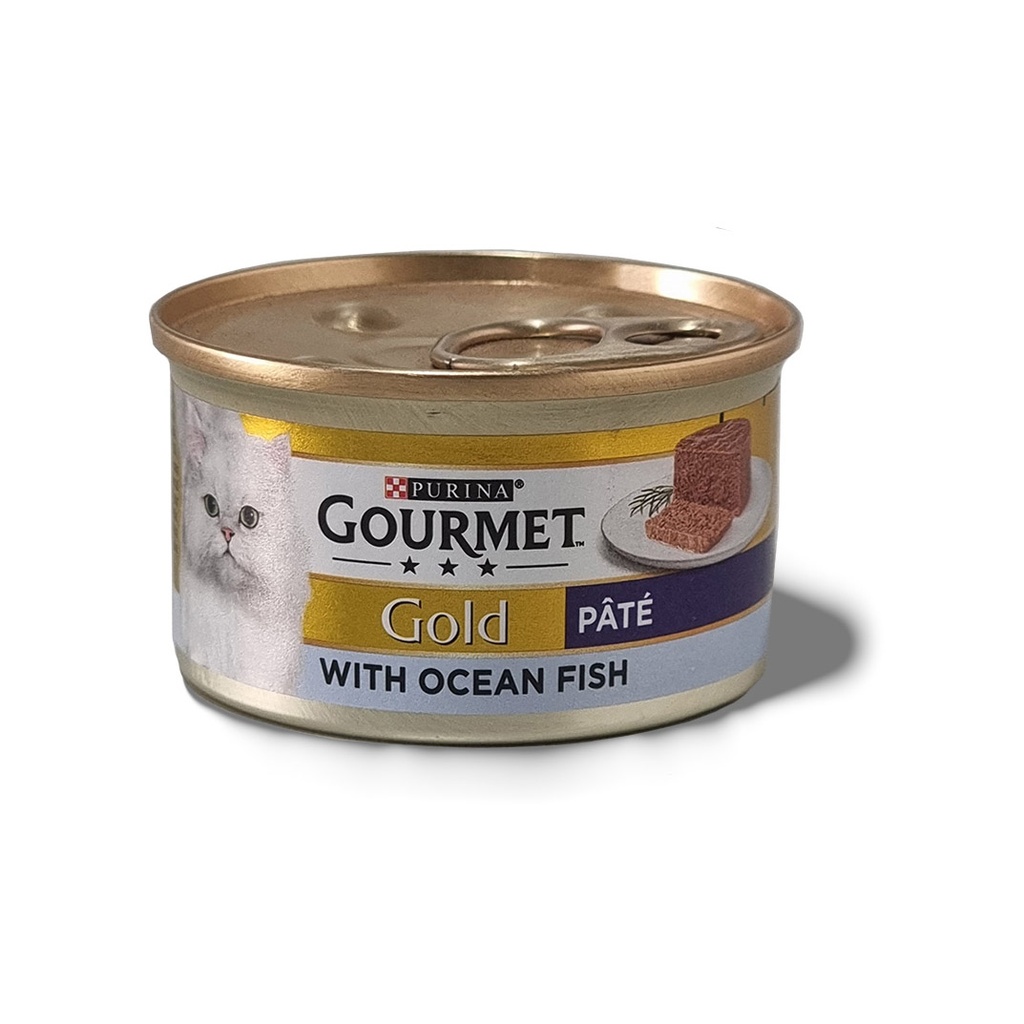 PURINA GOURMET GOLD PATE WITH OCEAN FISH 85G