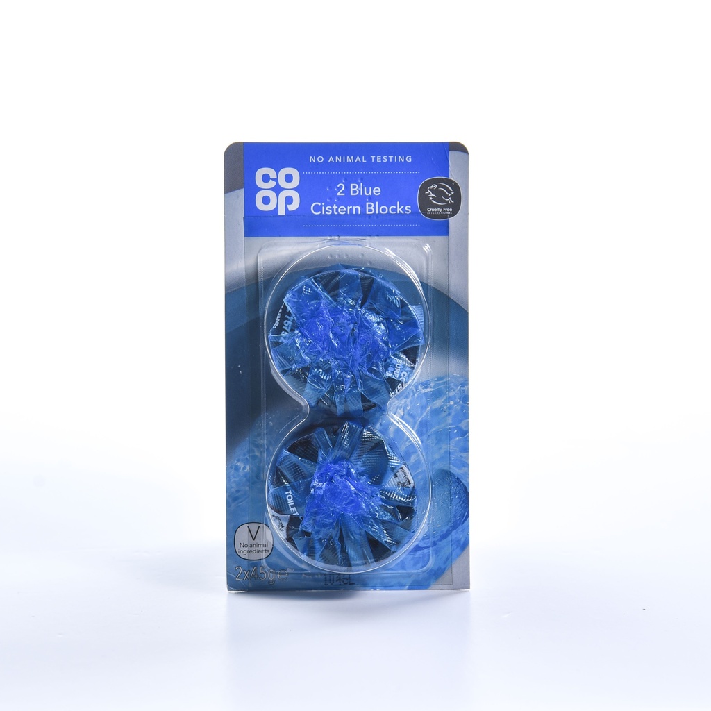 Co-Op 2 Blue Cistern Blocks 90g