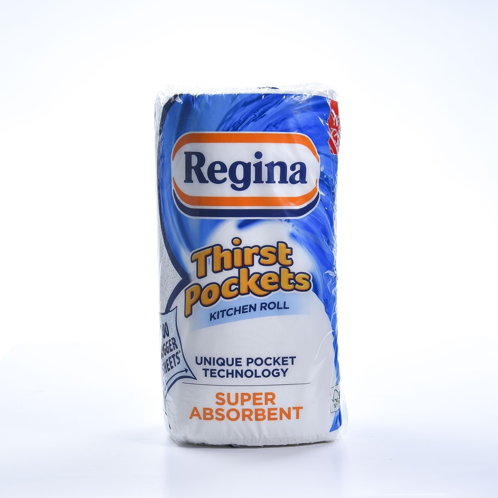 REGINA KITCHEN TOWEL THIRST POCKETS 1 ROLL