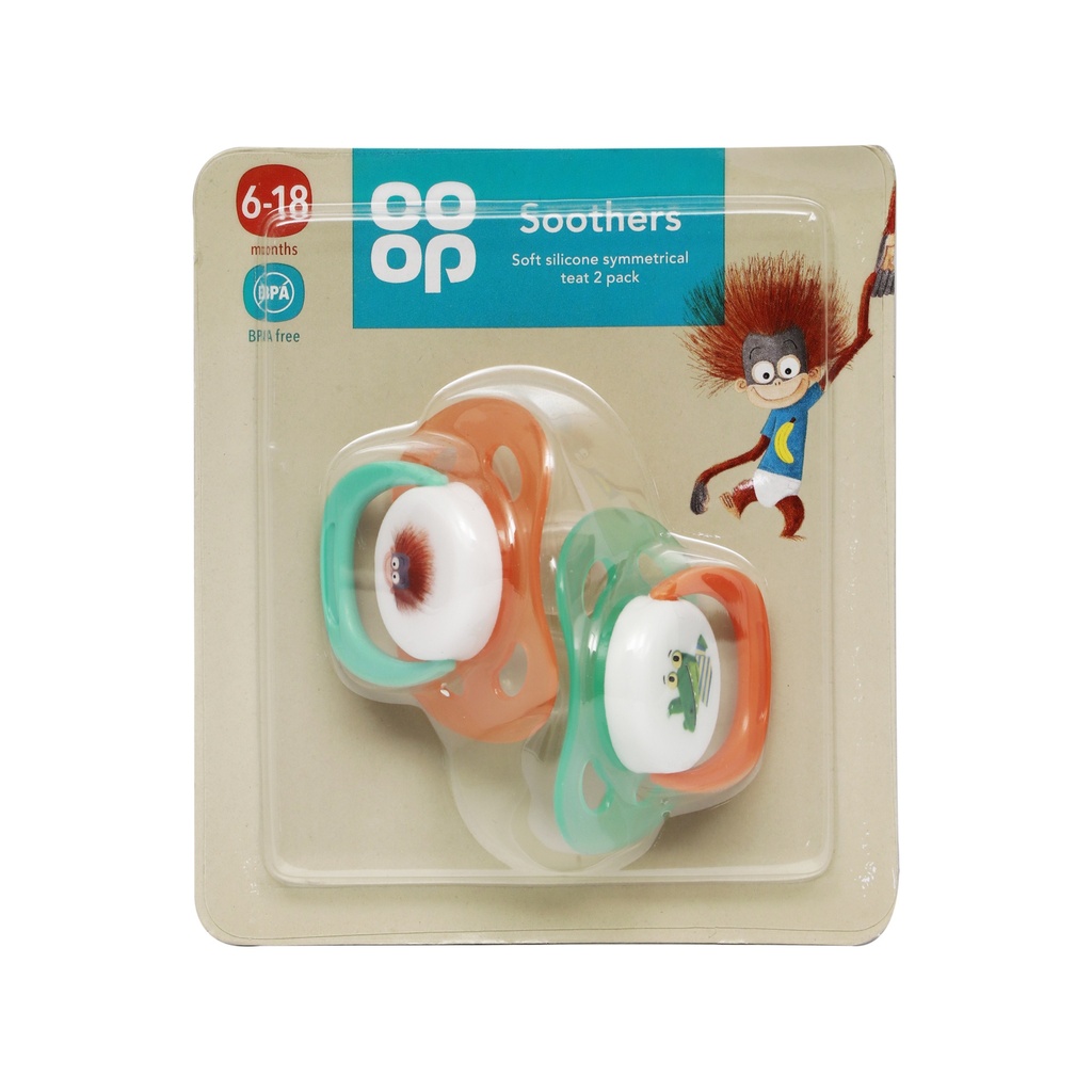Co-Op Soothers 2'S 6-18m