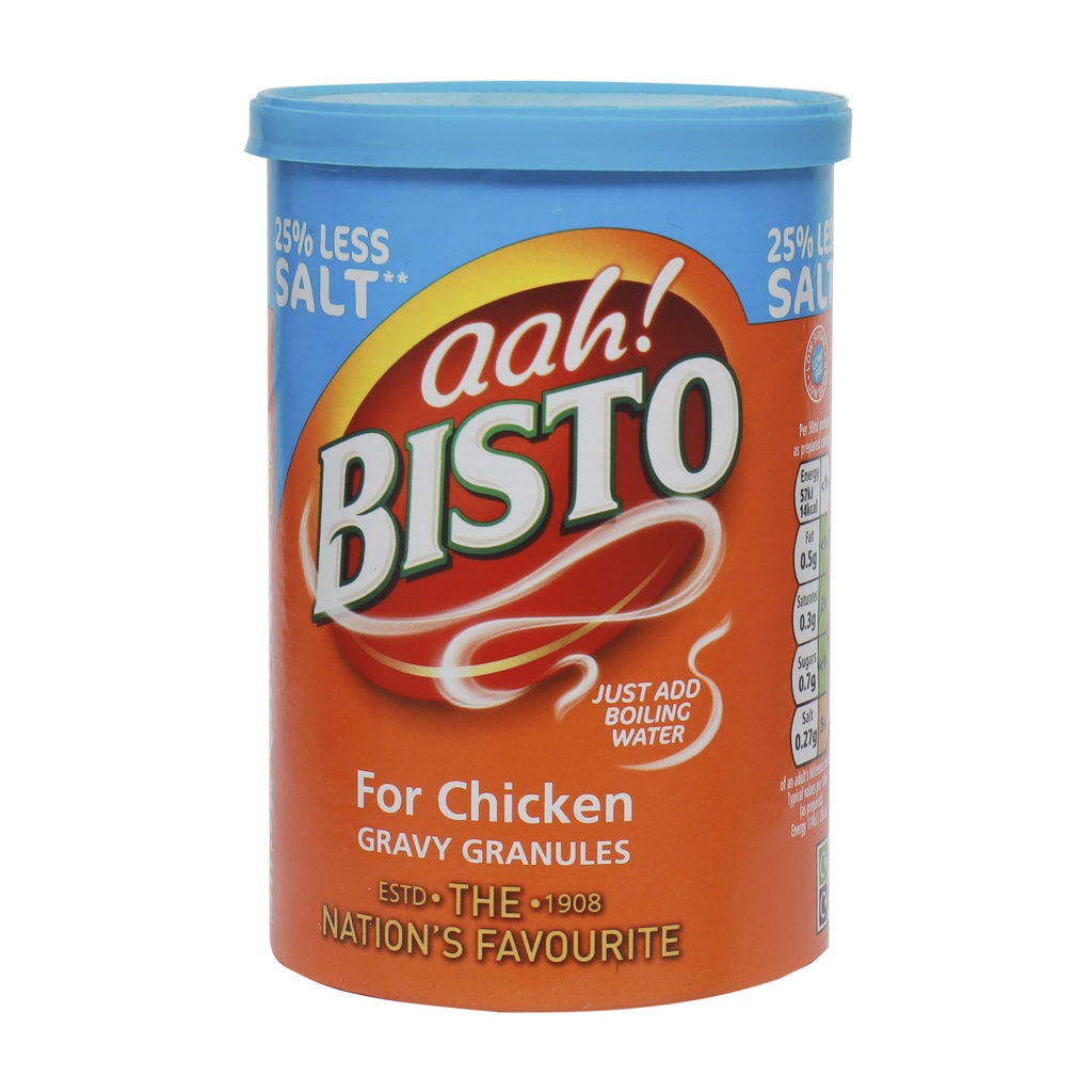 BISTO CHICKEN GRAVY GRANULES 25% REDUCED SALT 170G