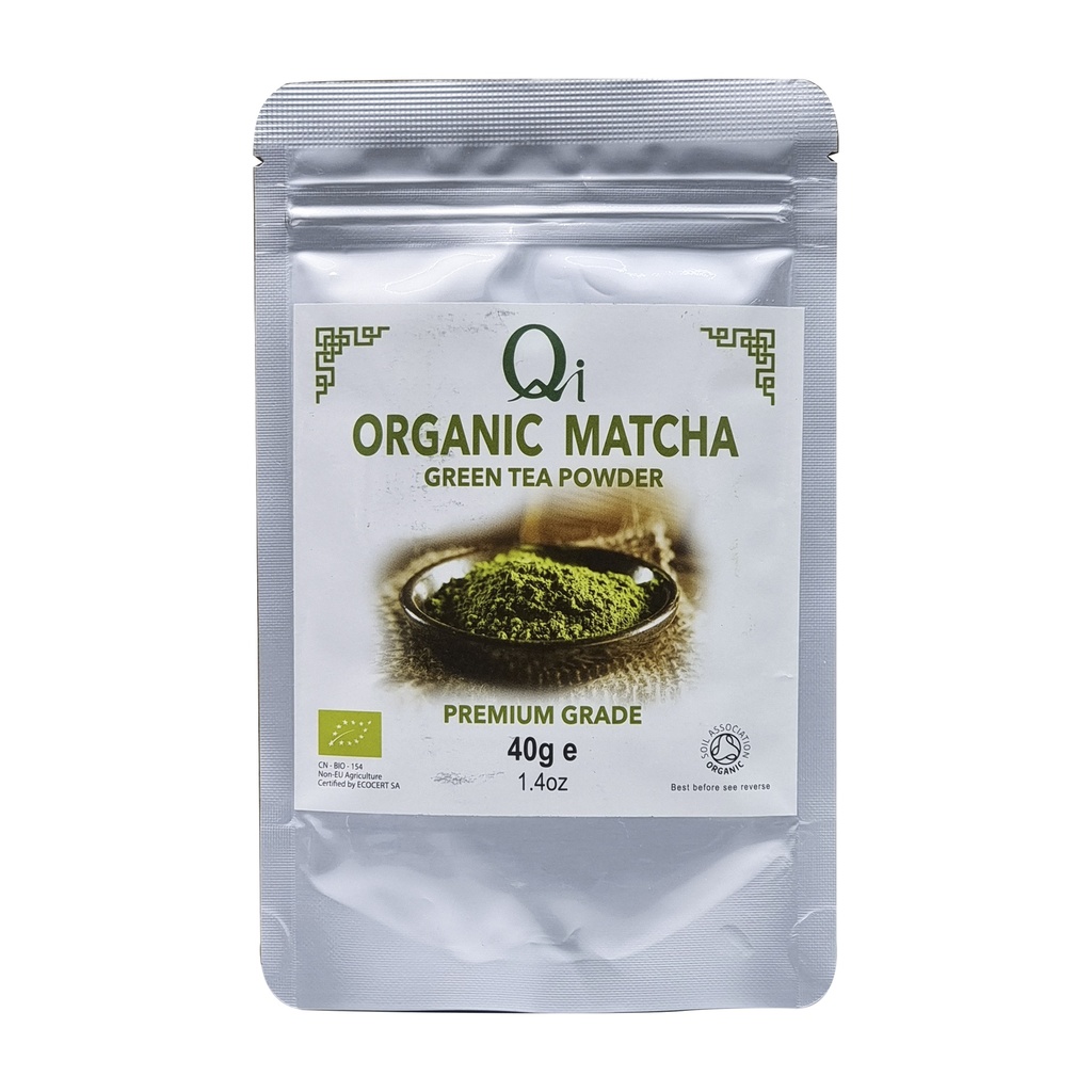 QI ORGANIC MATCHA GREEN TEA POWDER 40G