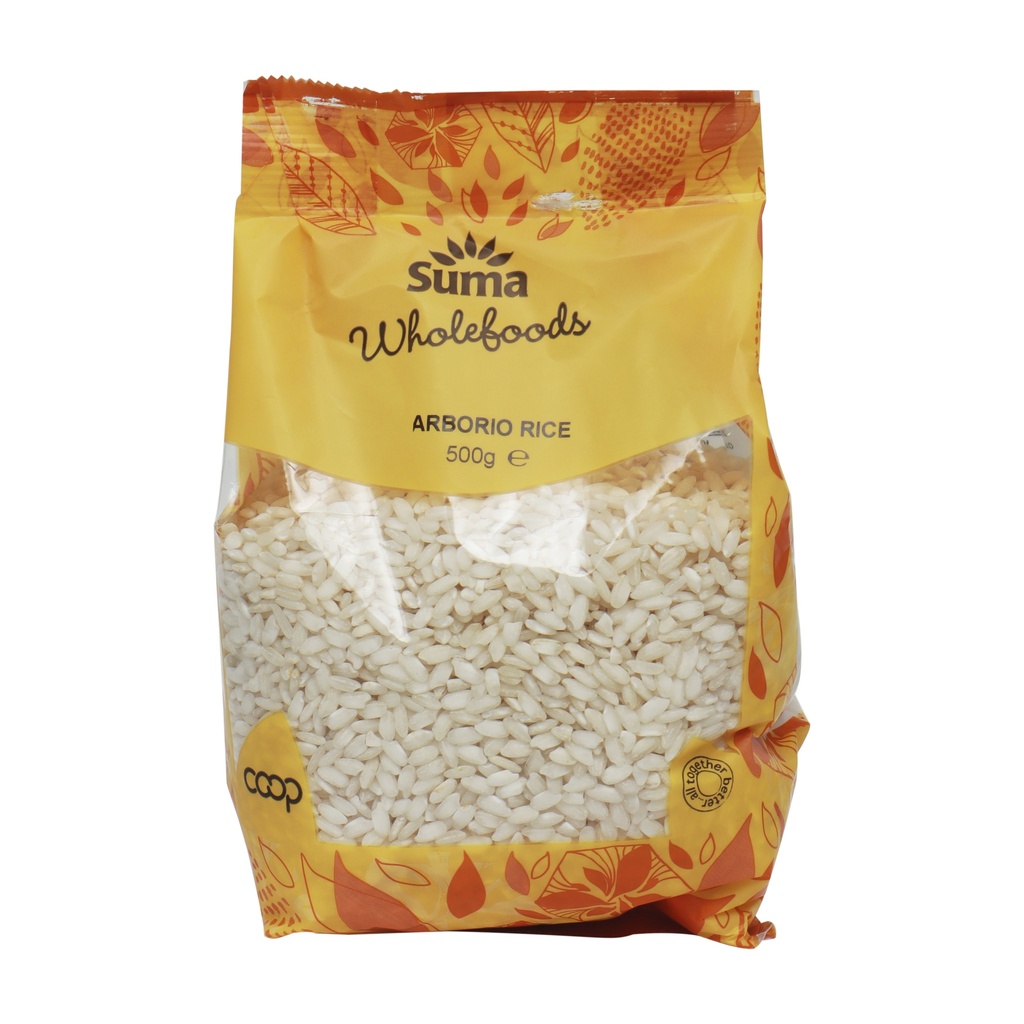 SUMA WHOLEFOODS ARBORIO RICE 500G