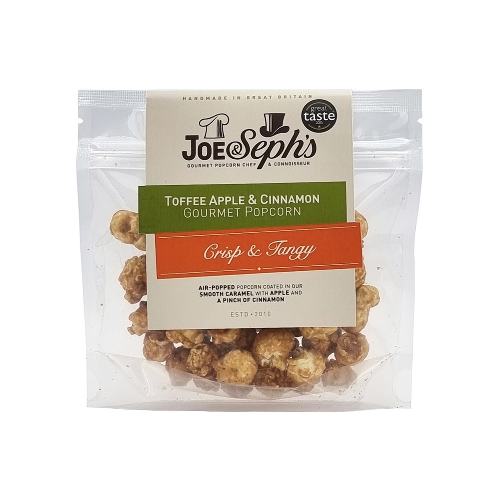 JOE & SEPH'S TOFFEE APPLE & CINNAMON GOURMET POPCORN 32G