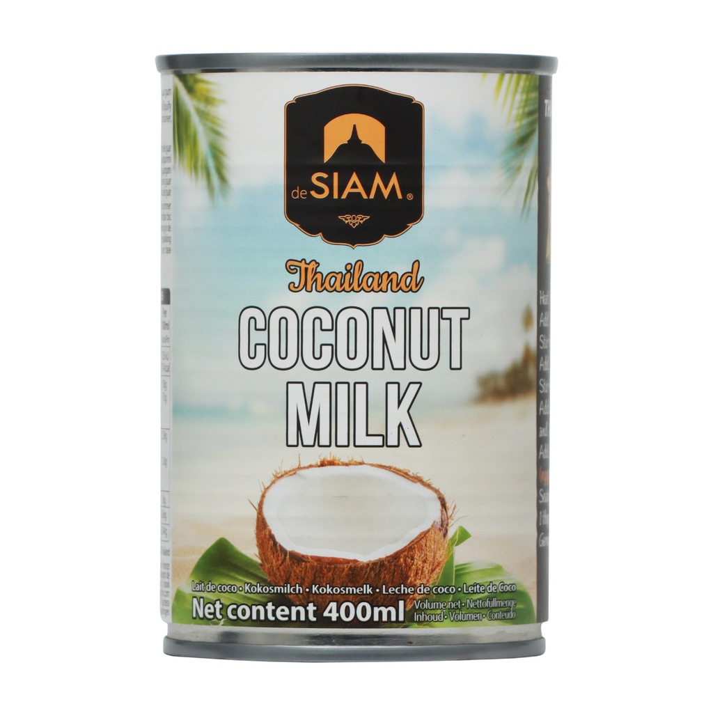 DE SIAM COCONUT MILK 400ML