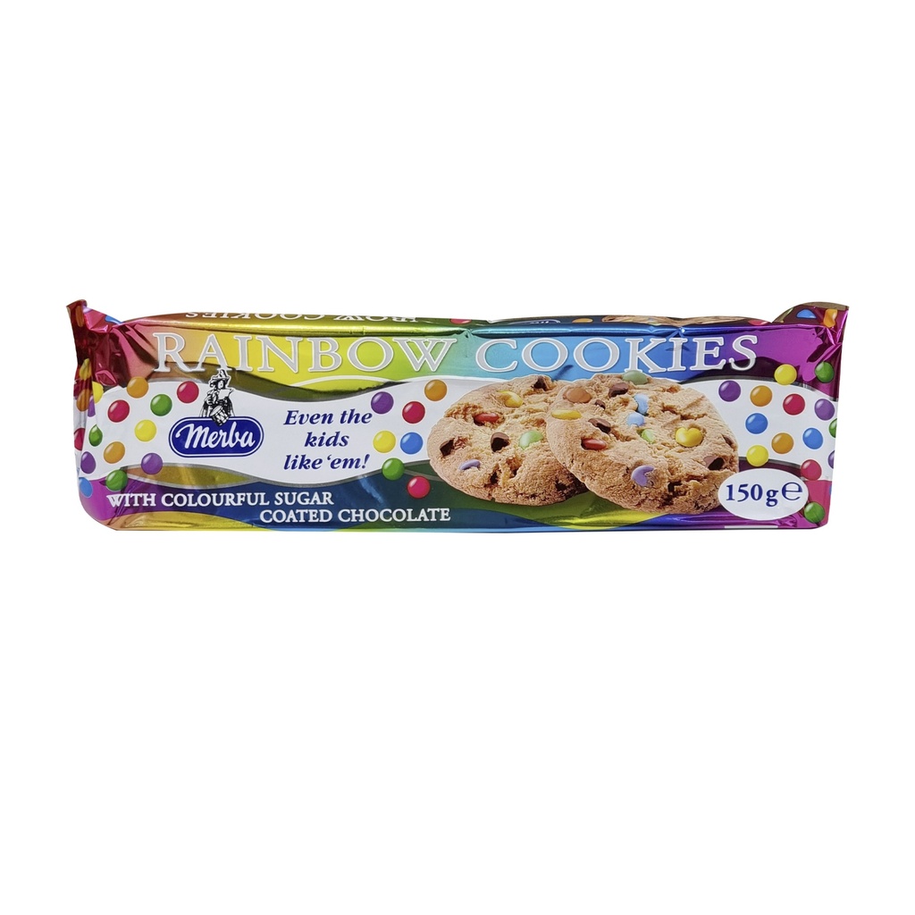 MERBA RAINBOW COOKIES 150G