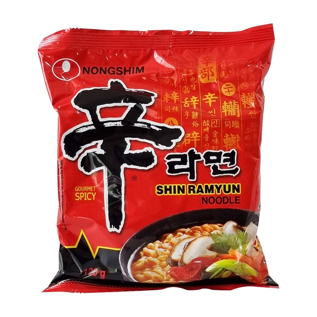 NONGSHIM SHIN RAMYUN GOURMET SPICY NOODLE SOUP INSTANT NOODLES 120G