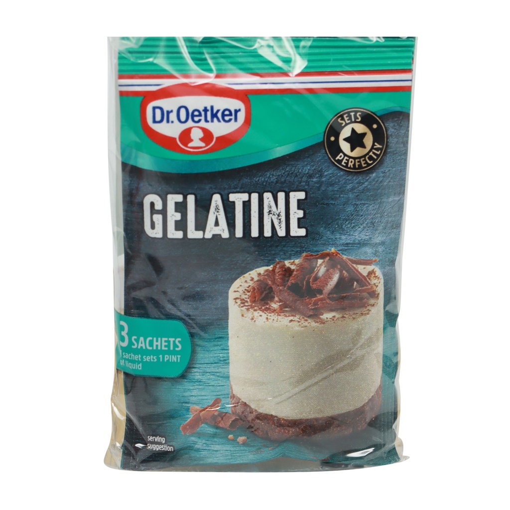 DR. OETKER GELATINE SACHETS 3X12G