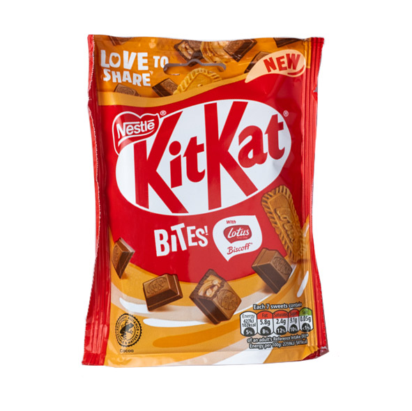 NESTLE KITKAT BITES WITH LOTUS BISCOFF 90G