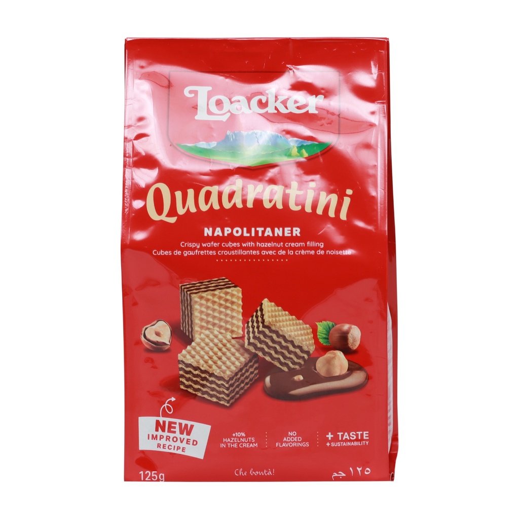 LOACKER QUADRTINI NAPOLITANER 125G