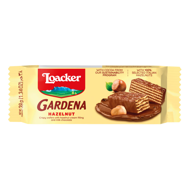 LOACKER GARDENA HAZELNUT 38G