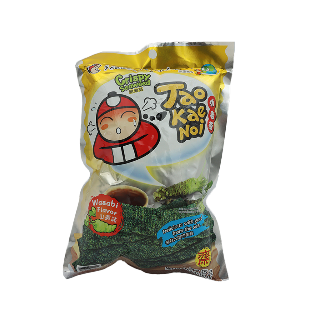 TAO KAE NOI CRISPY SEAWEED WASABI 15G