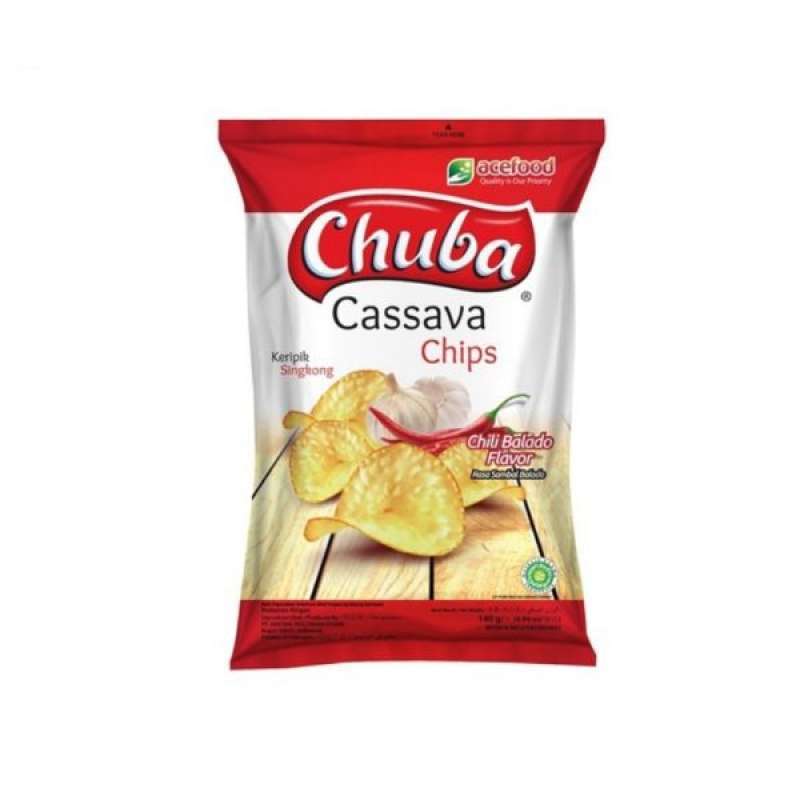 CHUBA CASSAVA CHIPS CHILI BALADO 140G