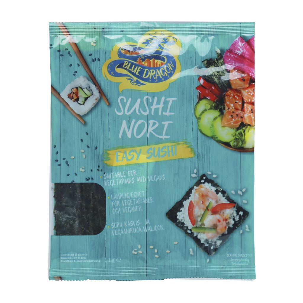 BLUE DRAGON SUSHI NORI 11G